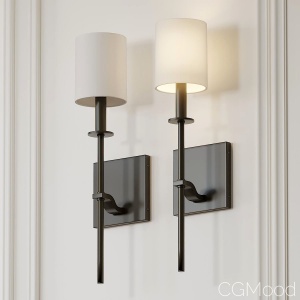 Bueche 1-light Wallchiere Armed Sconce By Ivy Bron