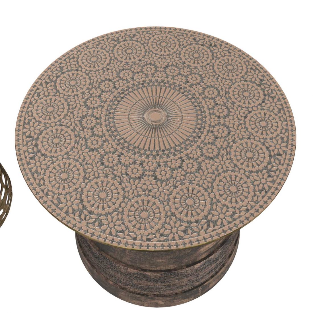 2 Rare Side Tables 3D Model for Corona | CGMood