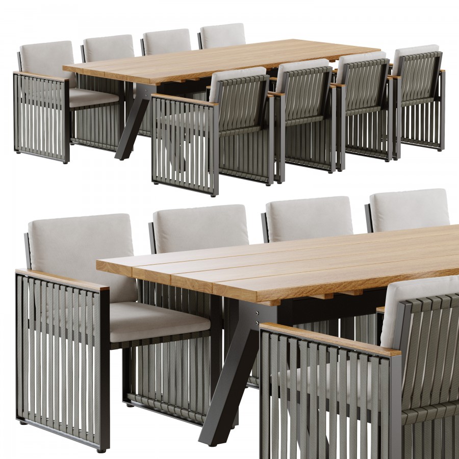 Skyline Design Horizon Dining Set by Kat Mit