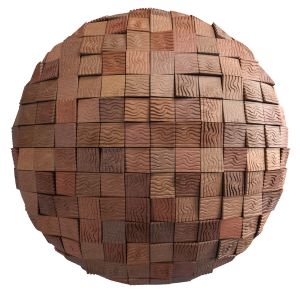 Wooden Wall Decor Material 4- Pbr By Sbsar File
