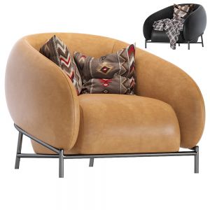 Cider Edition Curl Leather Armchair