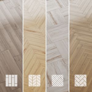 Wood Floor Oak Pine Set 2