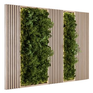Vertical Garden Wood Frame - Wall Decor 08