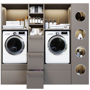 Laundry Room With Kitchen Appliances 4