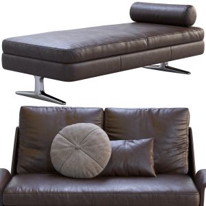 Leather Sofa And Chaise Lounge Spancer