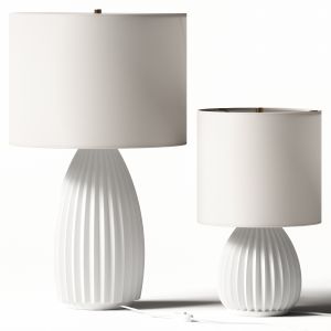 West Elm Sanibel Ceramic Table Lamps