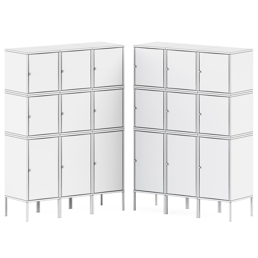 Ikea HÄllan Cabinet 3D Model for Corona | CGMood