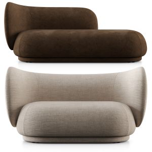 Rico Divan And 2 Seat Sofa By Ferm Living