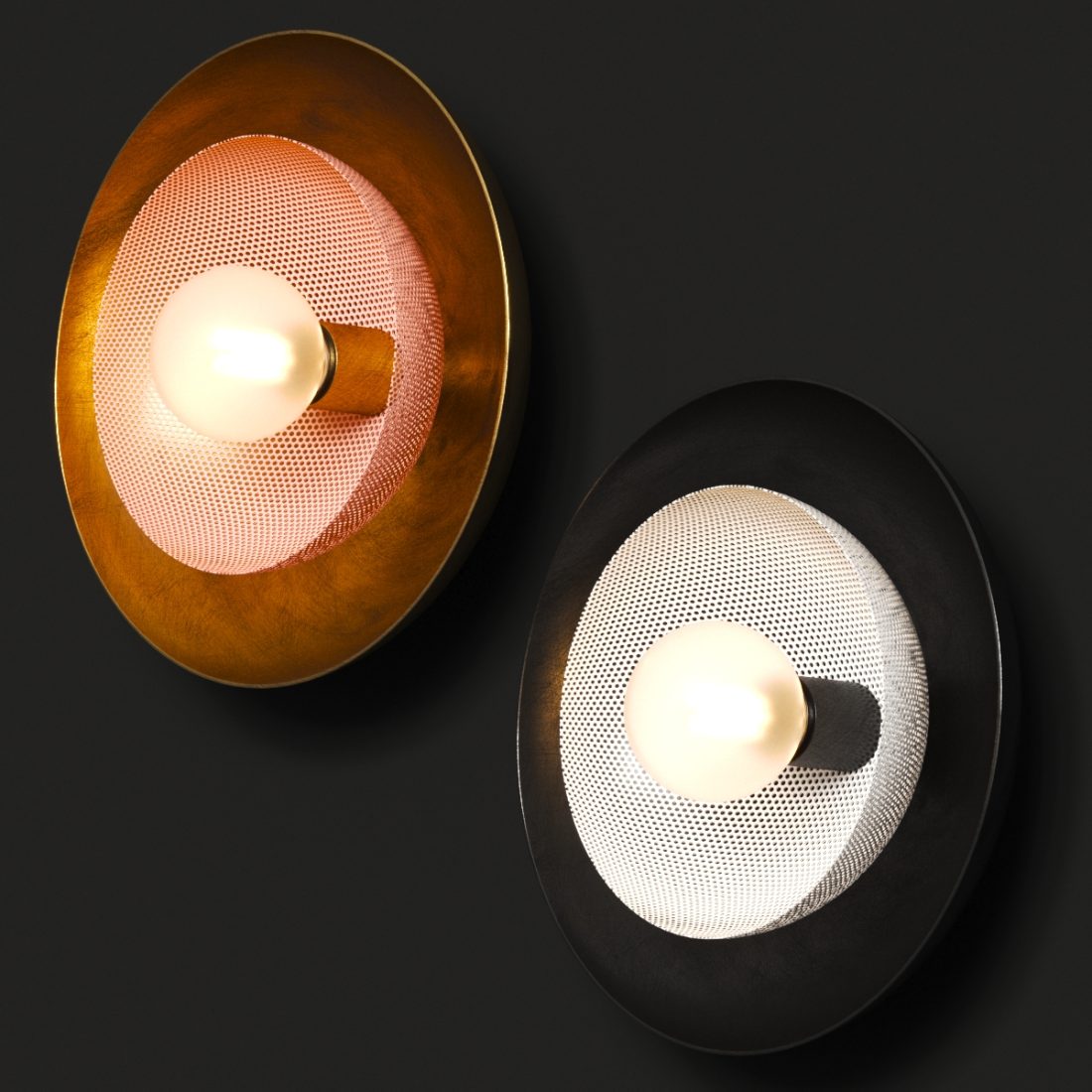 Blueprint Lighting Centric Wall Sconce - 3D Model for VRay, Corona