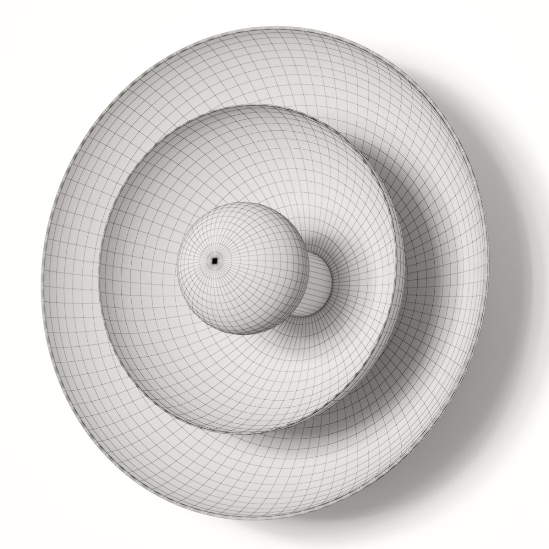 Blueprint Lighting Centric Wall Sconce - 3D Model for VRay, Corona