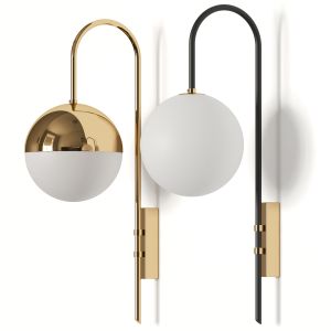 Magic Circus Editions Set Of 2 Brass Wall Lamps