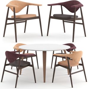 Masculo Chair + Ts Table By Gubi