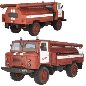 Gaz 66 AC-30 Fire Truck 1971