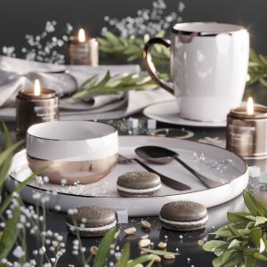 Decorative set for dining tables