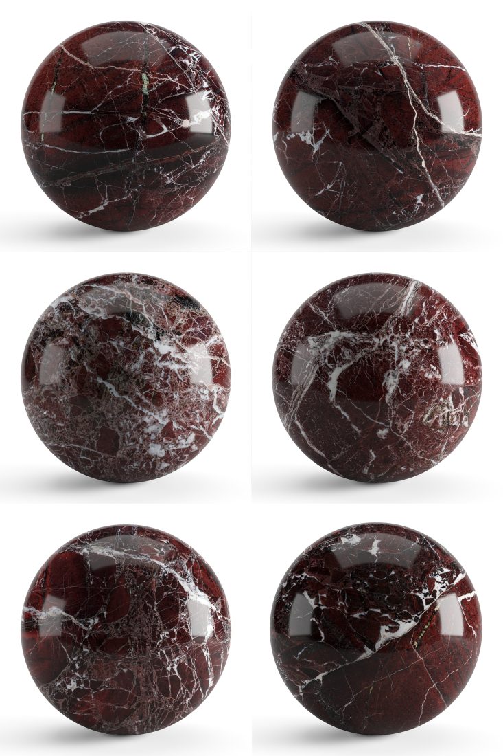 Red Marble. 7 Textures At 8k Material | CGMood