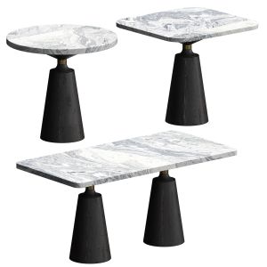 Table Set With Marble Top