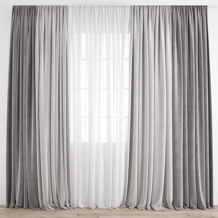Curtain 493 - 3D Model for VRay