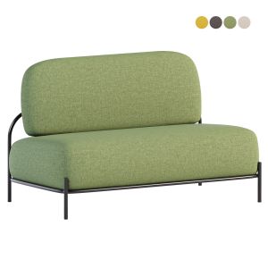 Upholstered Loveseat By Df Polly