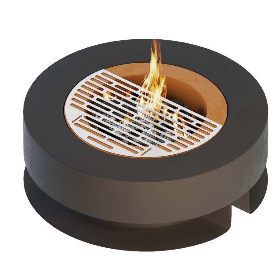 d*7様 bonfire go outside x MMF コラボ　Foot T Outdoor Fireplace Tupa Mororor 3D Model for Corona | CGMood