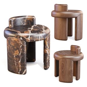 Collection Particuliere: Kafa - Dining Stool