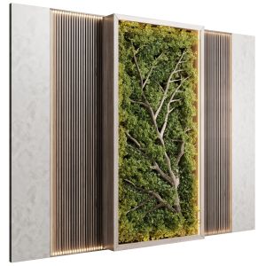 Vertical Wall Garden With Wooden Frame - Set Of Ho
