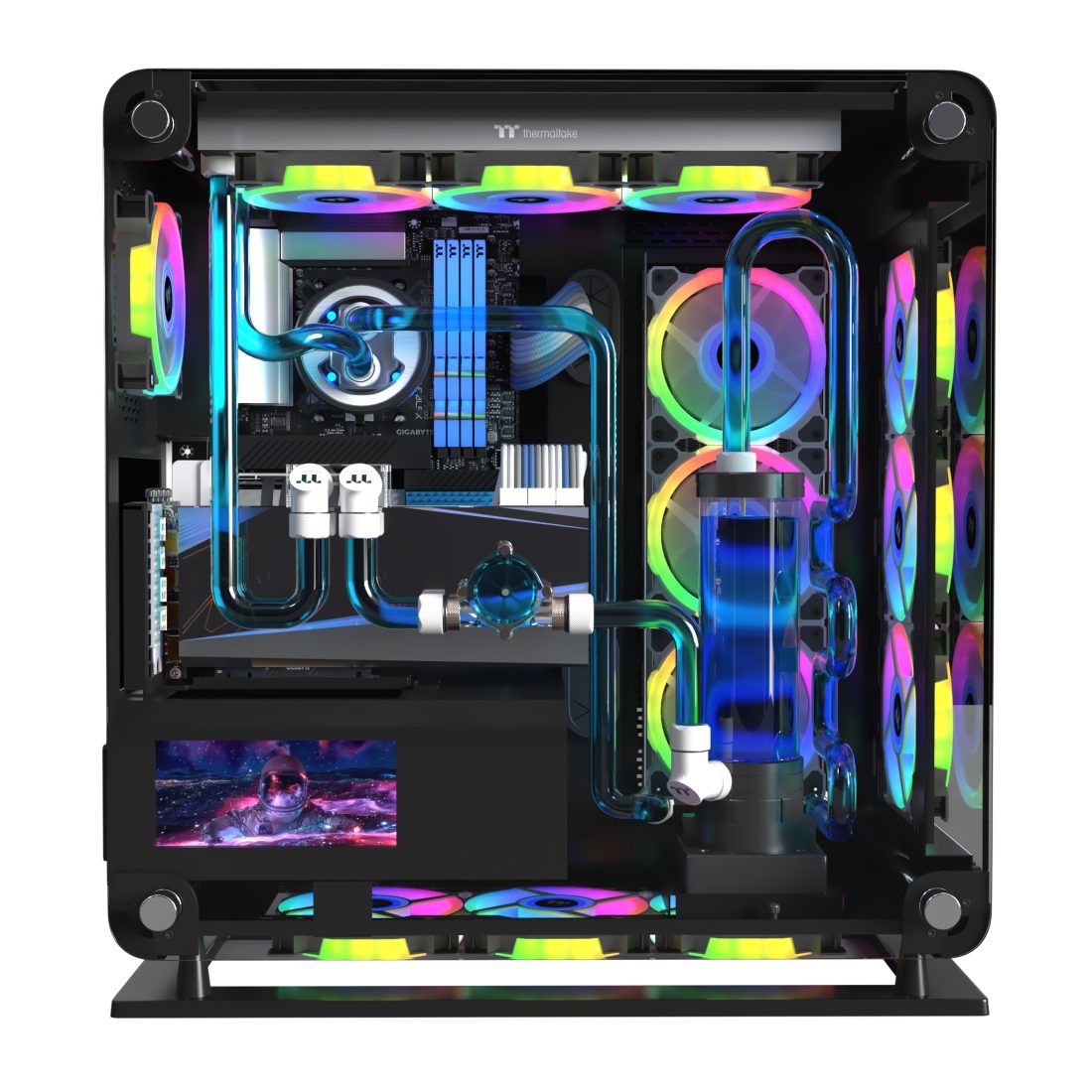 Thermaltake Core P6 Tempered Black - 3D Model for VRay, Corona