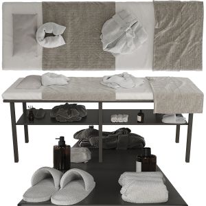 Massage Table With Decor 1