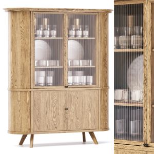 Mira Restaurant Cabinet With Dishes V6