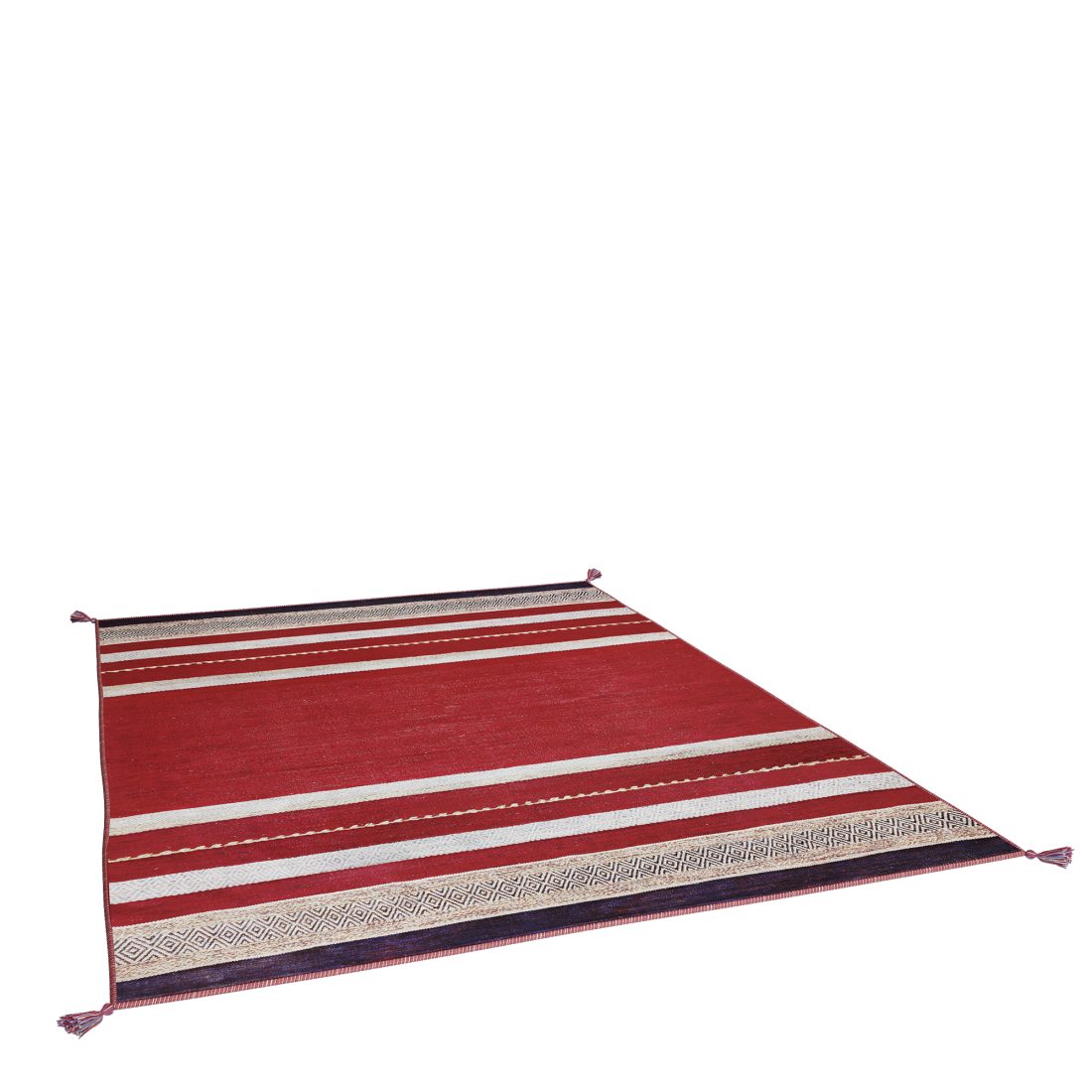 Ruby Red Area Rugs Andes Ruby Red Cotton Chenille Handmade Area Rug 3D Model for VRay ...