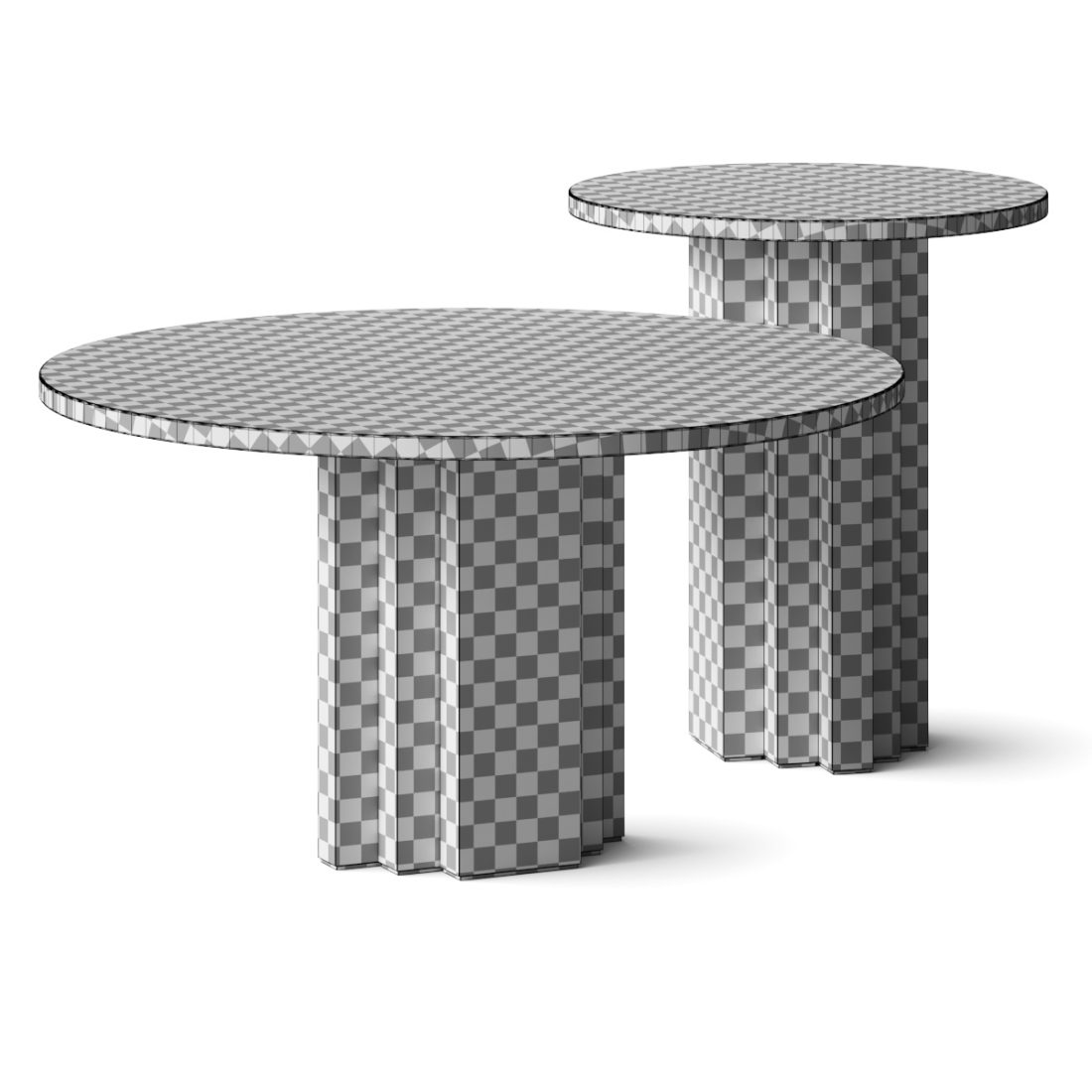Arflex Scalea Coffee Tables 3D Model for VRay, Corona | CGMood