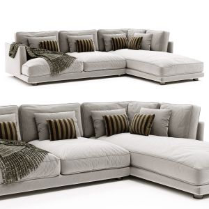 West Elm Haven Sectional Chaise Sofa