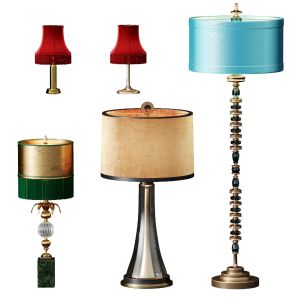 Set Of Floor Lamps. 5 Items