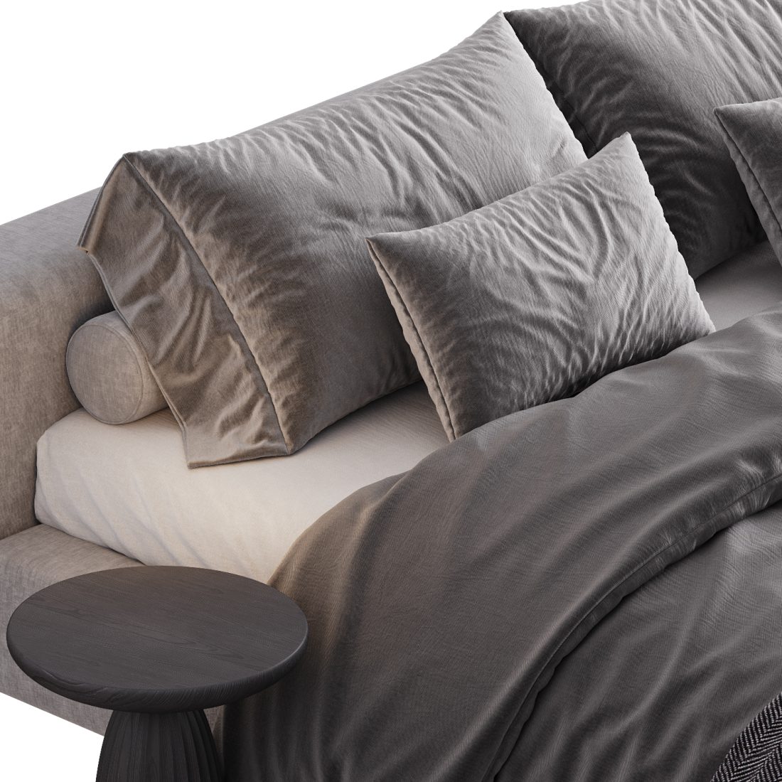 Bed Flexform Groundpiece 3D Model for Corona | CGMood