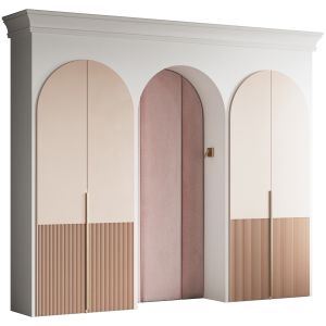Wardrobe For Children's Room With Headboard