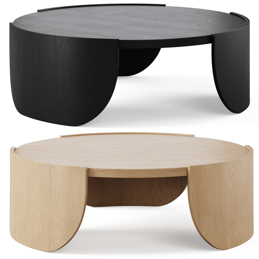 Zoey Round Coffee Table By Interior Secrets - 3D Model for VRay, Corona