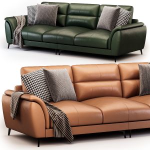Leather Sofa By Litfad
