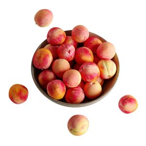 Peaches In A Ceramic Bowl
