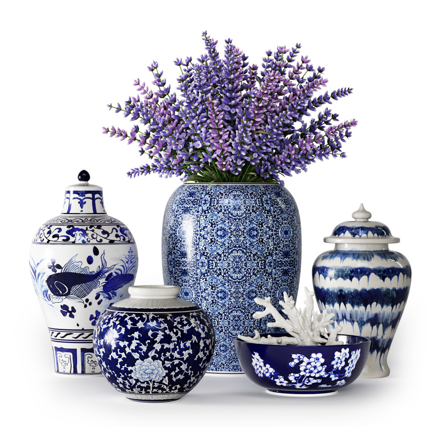 Vases Set 01 3D Model for VRay, Corona | CGMood