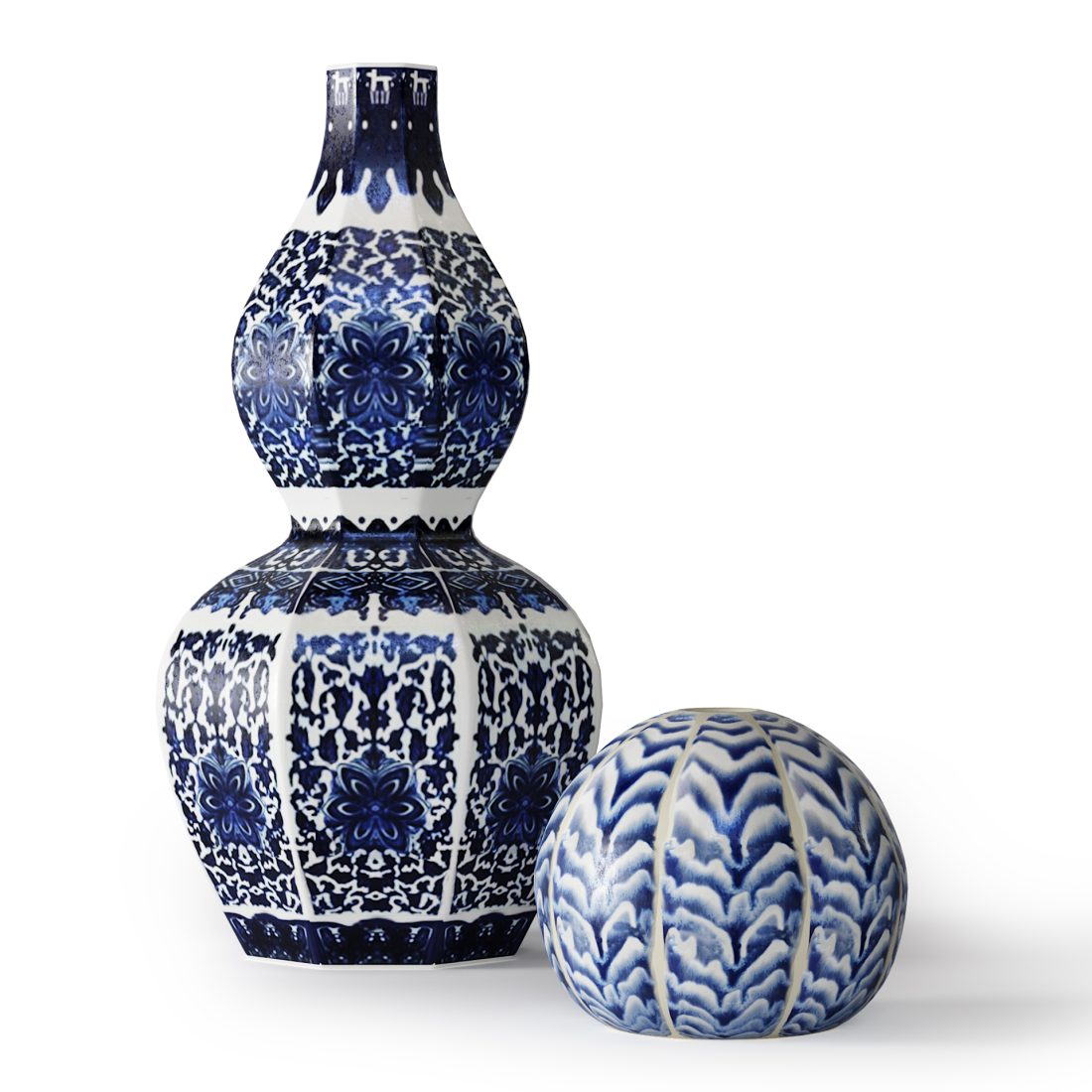 Vases Set 02 3D Model for VRay, Corona | CGMood