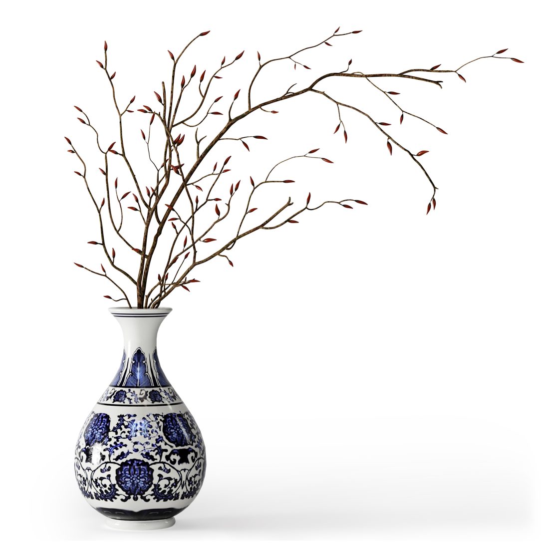 Vases Set 02 3D Model for VRay, Corona | CGMood