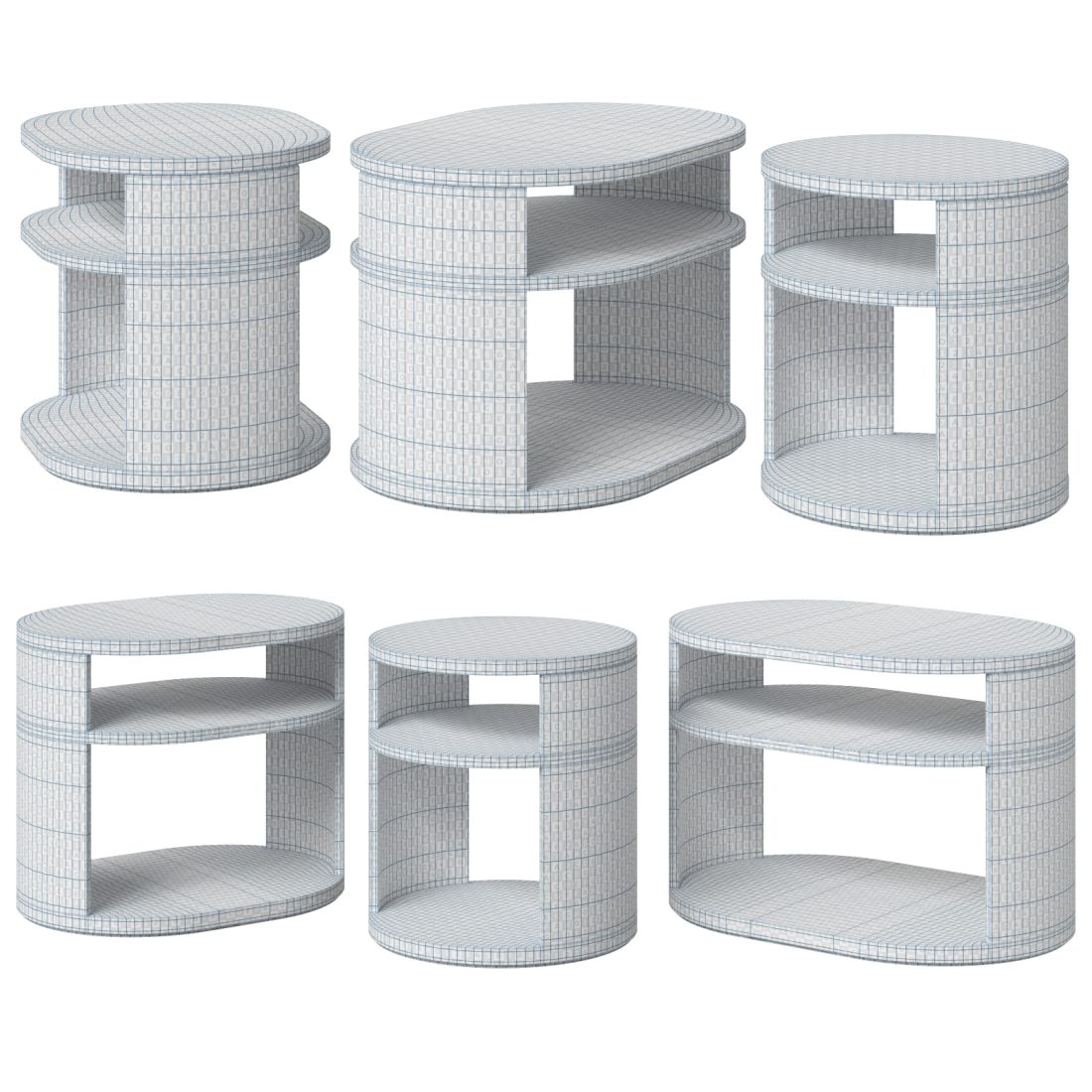Restoration Hardware Side Table Corta - 3D Model for VRay, Corona