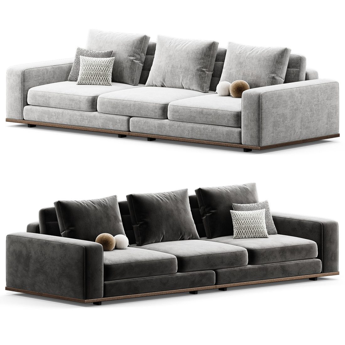 Sofa Aurora L 3D Model for Corona | CGMood