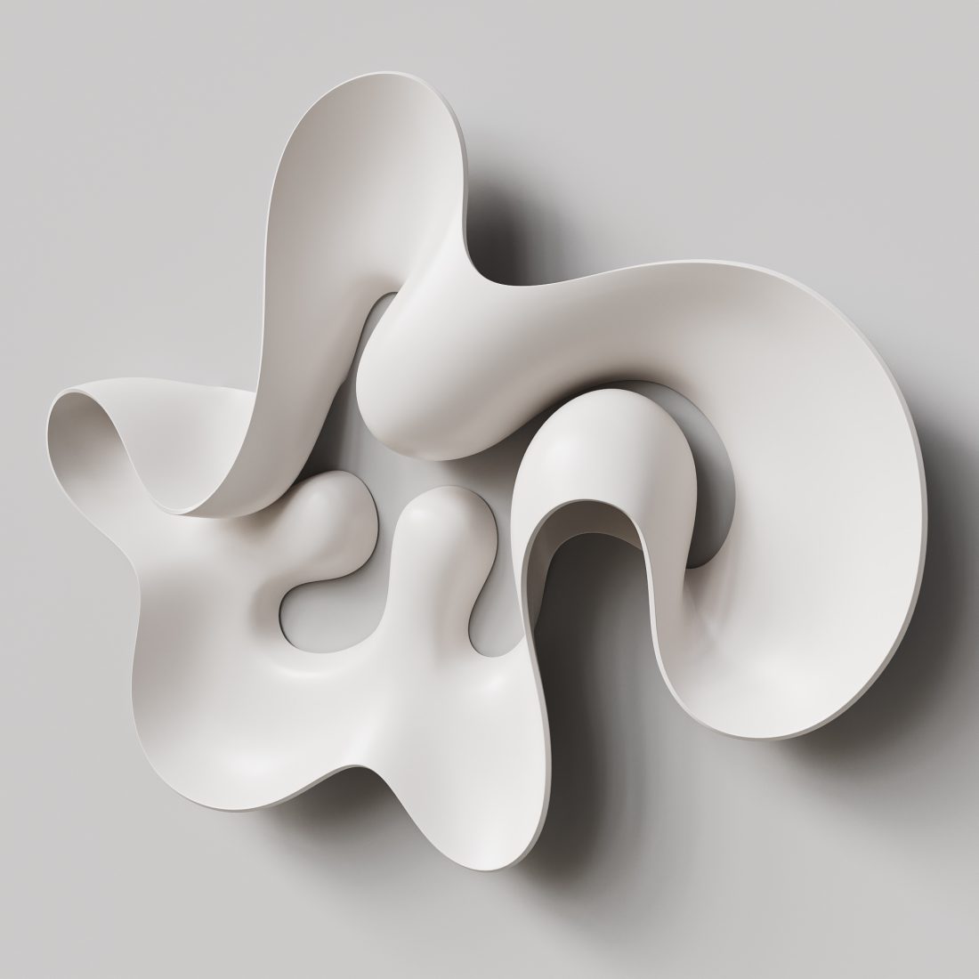 Abstract Sculpture By Eva Hild 3D Model for VRay, Corona | CGMood