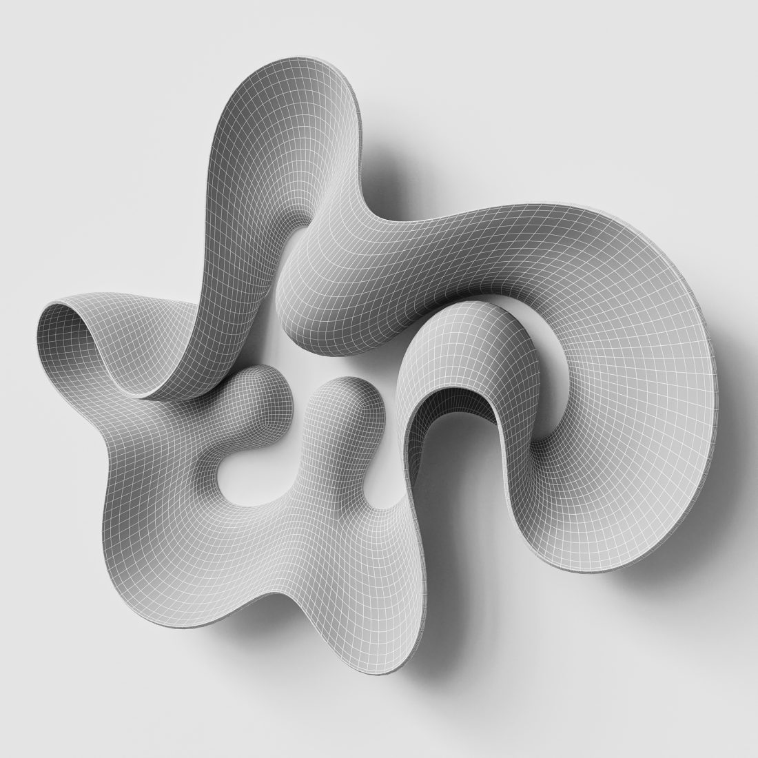 Abstract Sculpture By Eva Hild 3D Model for VRay, Corona | CGMood