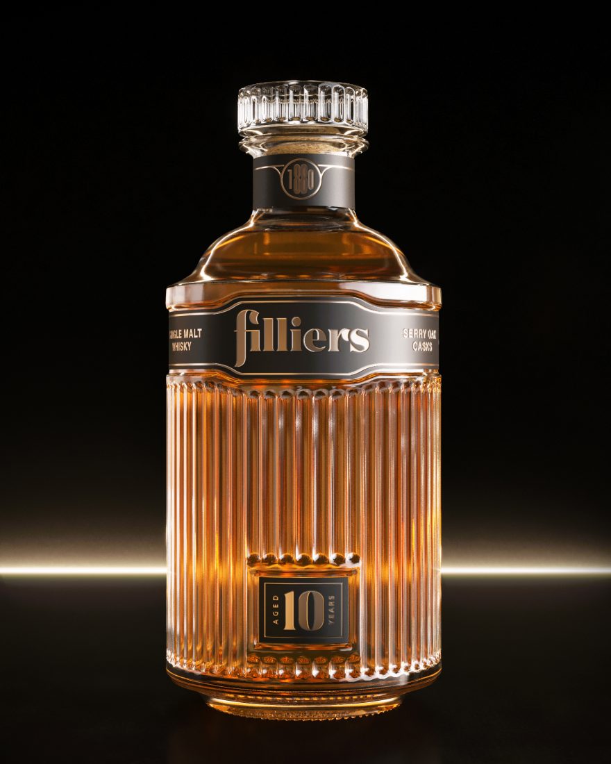 Filliers Bottle Alcohol Whiskey 3D Model for Corona | CGMood