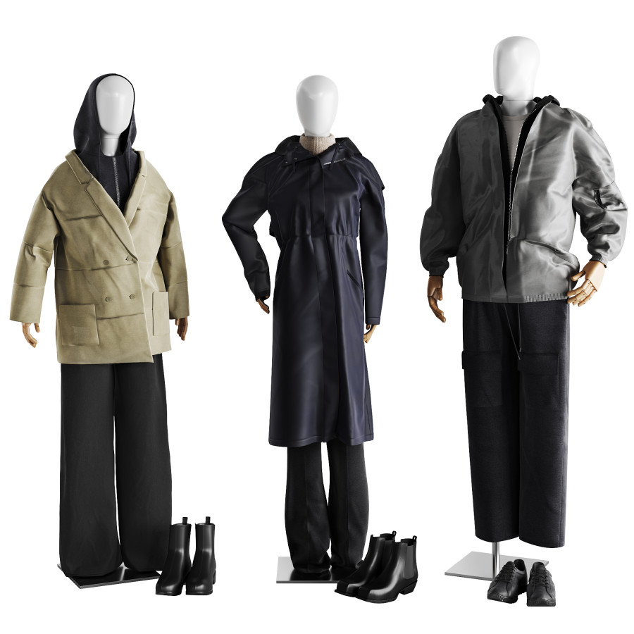 Clothes Set 07 3D Model for Corona | CGMood