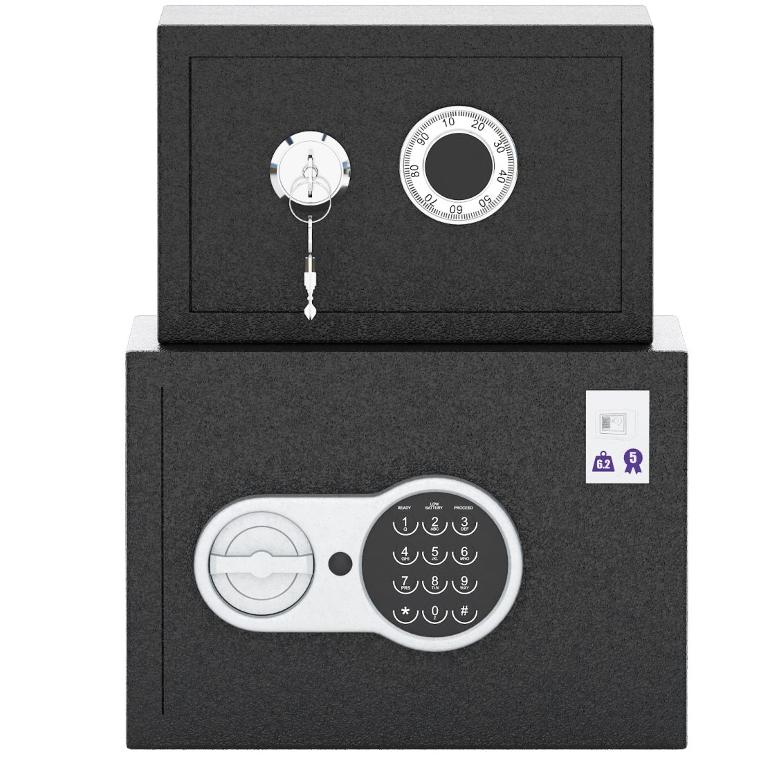 Mechanical Combination Safe - 3D Model for VRay, Corona