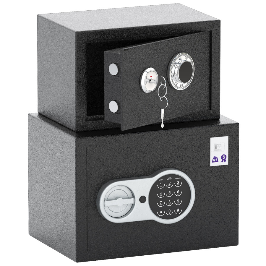 Mechanical Combination Safe - 3D Model for VRay, Corona