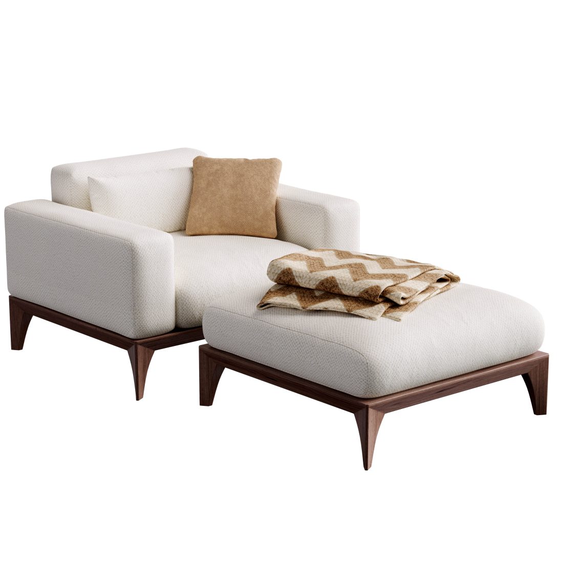 Armchair Fellow By Porada 3D Model for Corona | CGMood
