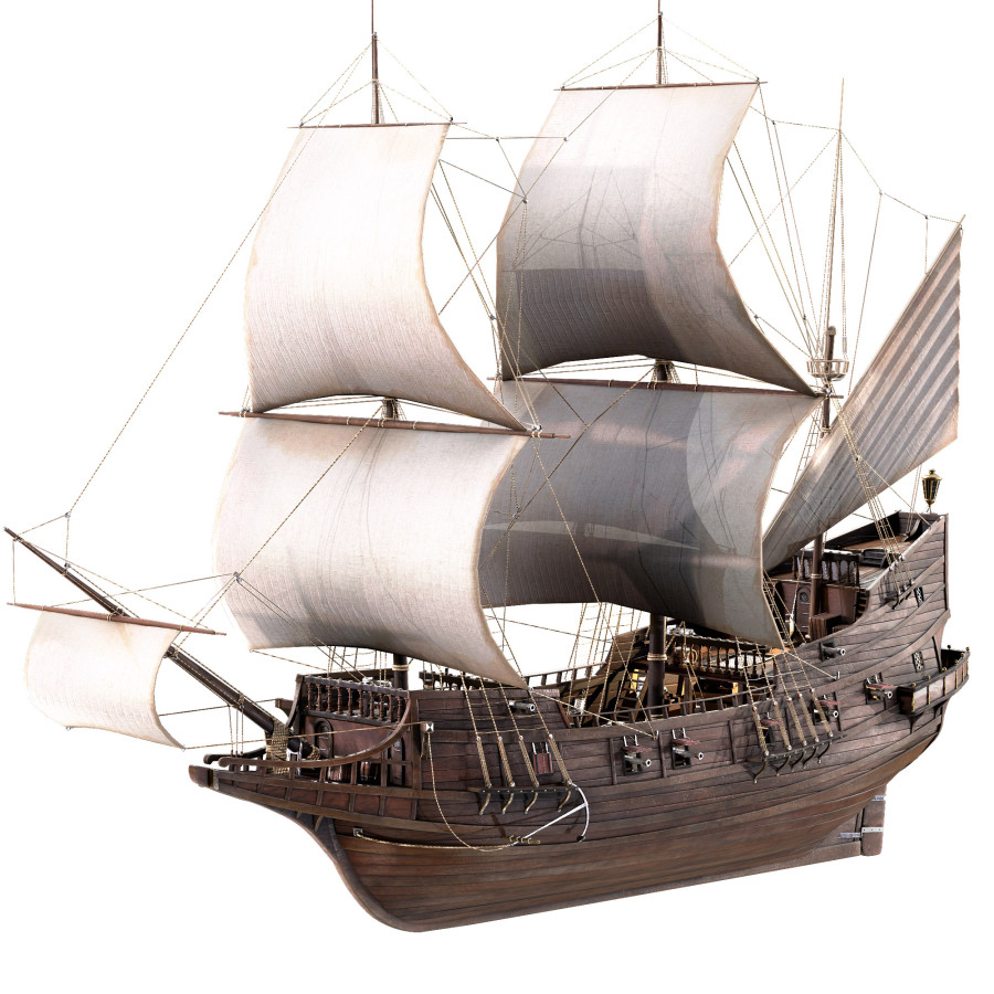 Galleon Ship N1 by 3d Vlad